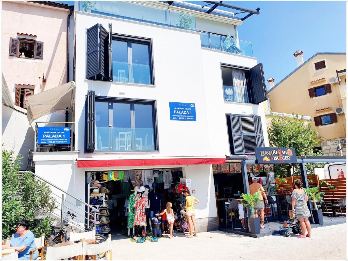 Apartments Palada 1 Baška Esterno foto
