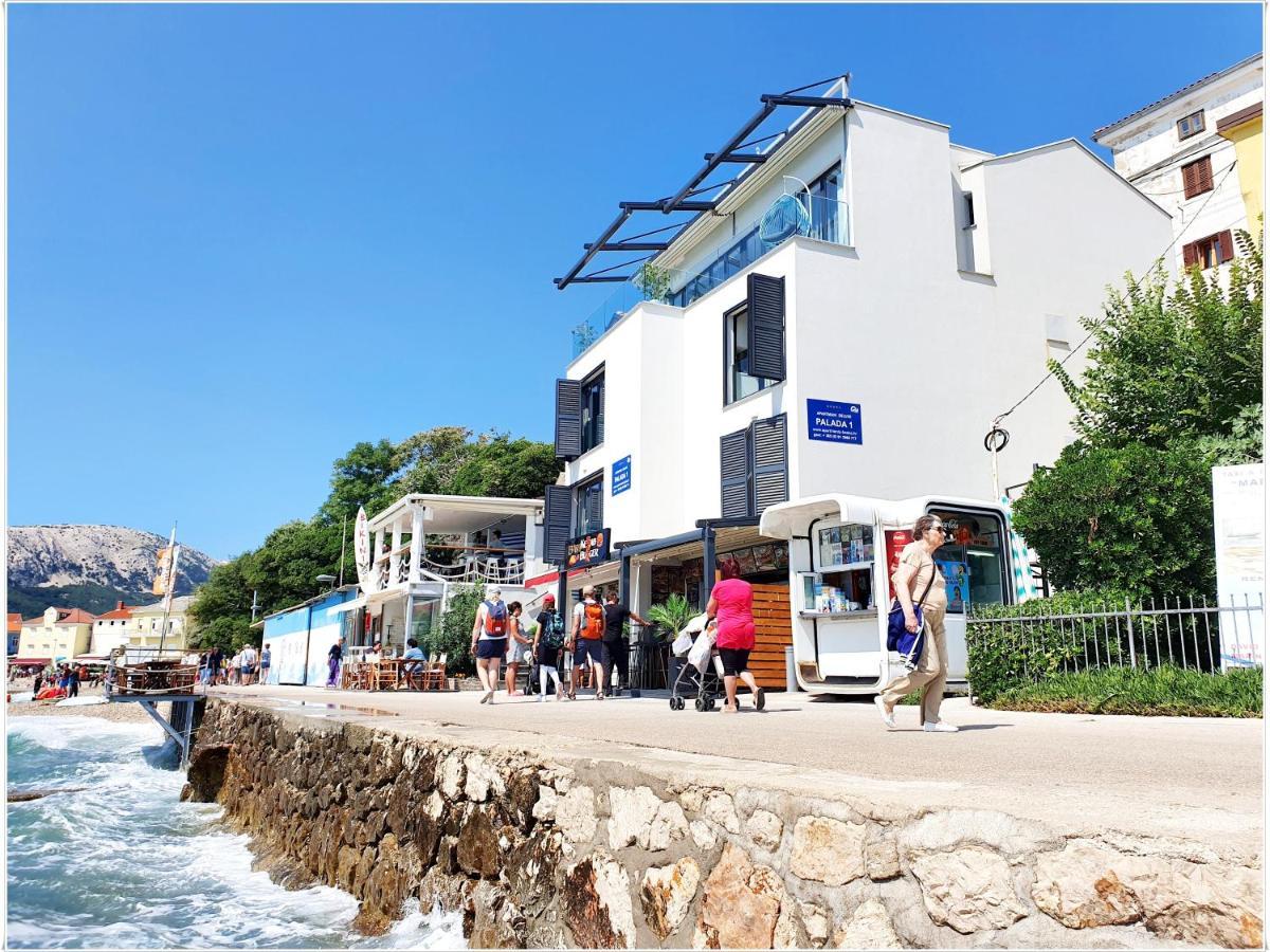 Apartments Palada 1 Baška Esterno foto
