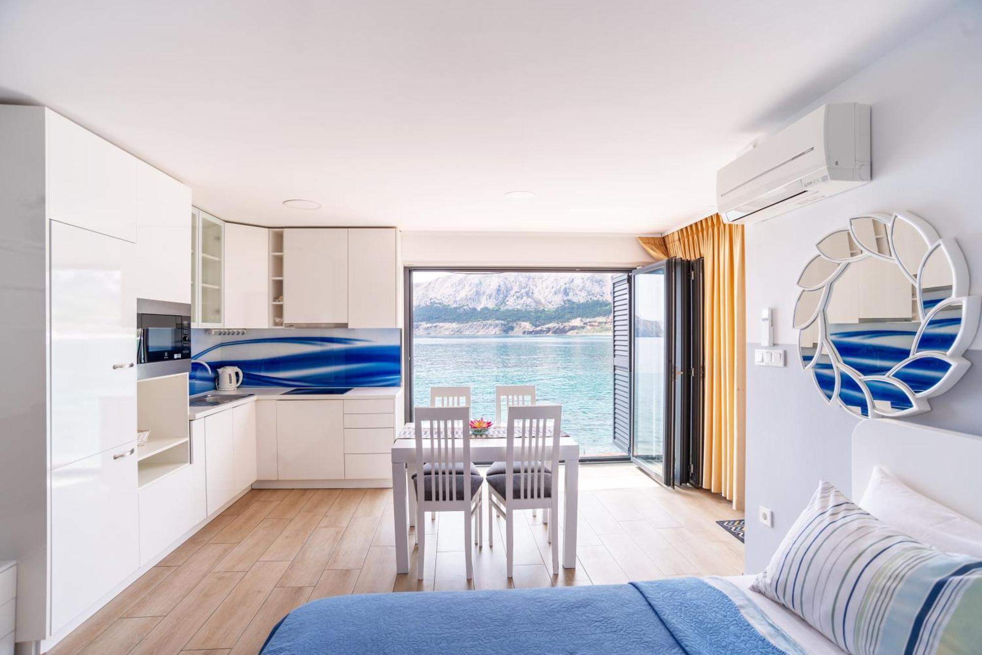 Apartments Palada 1 Baška Esterno foto